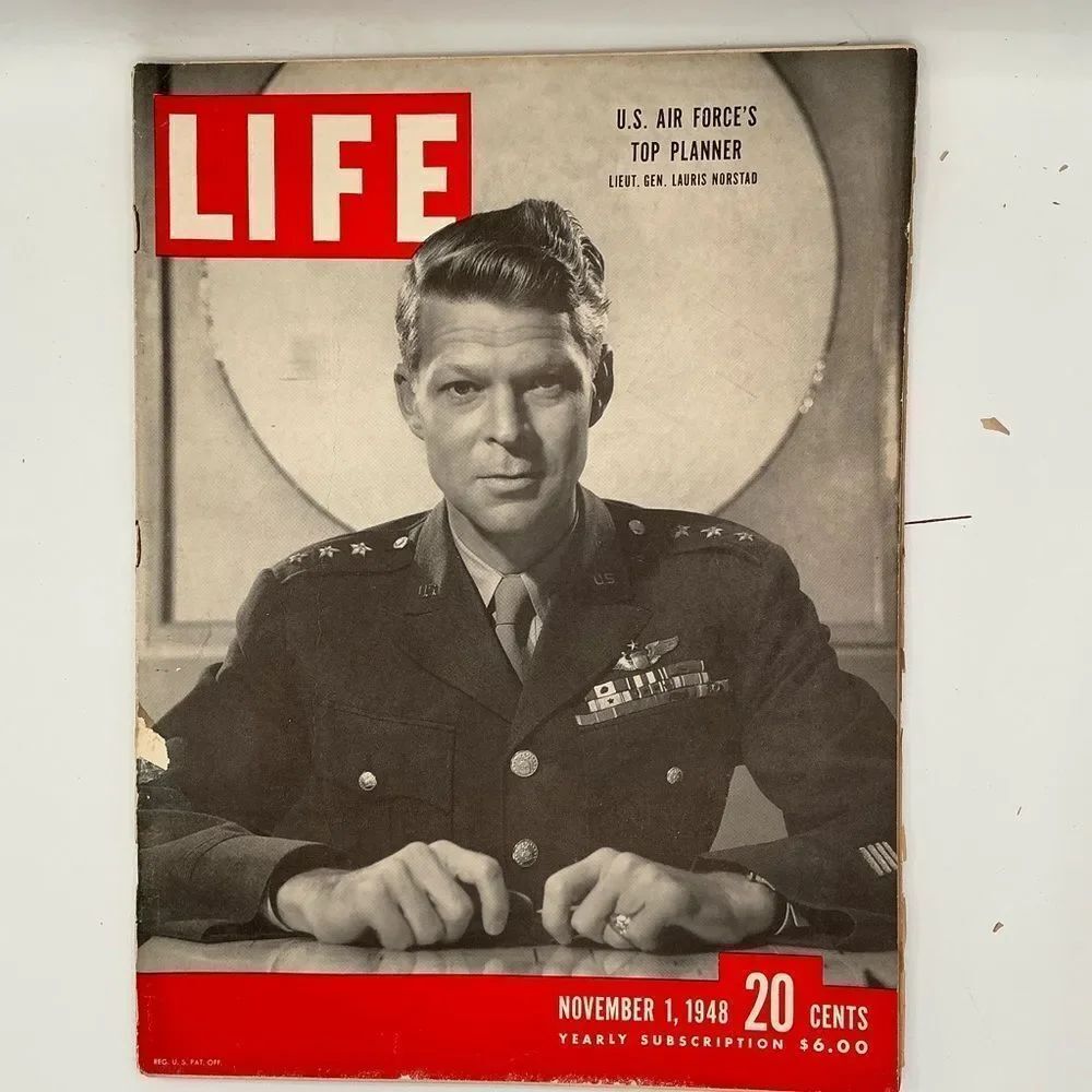 LIFE magazine, November 1, 1948, featuring Lieutenant General Lauris Norstad
